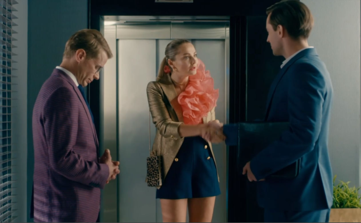 BrzydUla 2, odcinek 177, Violetta (Małgorzata Socha), Sebastian (Łukasz Garlicki), Marek Dobrowolski (Aleksandar Milićević)