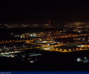 Nocne zdjęcia Lublina z góry!