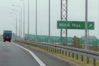 Na A2 w końcu jest nowe oznakowanie zjazdu na Mińsk Mazowiecki