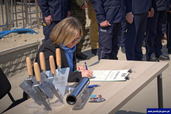 Nowoczesna Komenda Powiatowa Policji w Ostródzie. Ma być gotowa za rok!