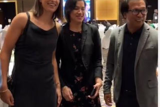 Iga Świątek na Players Party