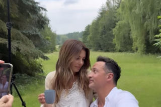Barwy szczęścia. Kasia (Katarzyna Glinka), Mariusz (Rafał Cieszyński)