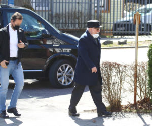 Lech Wałęsa w kościele