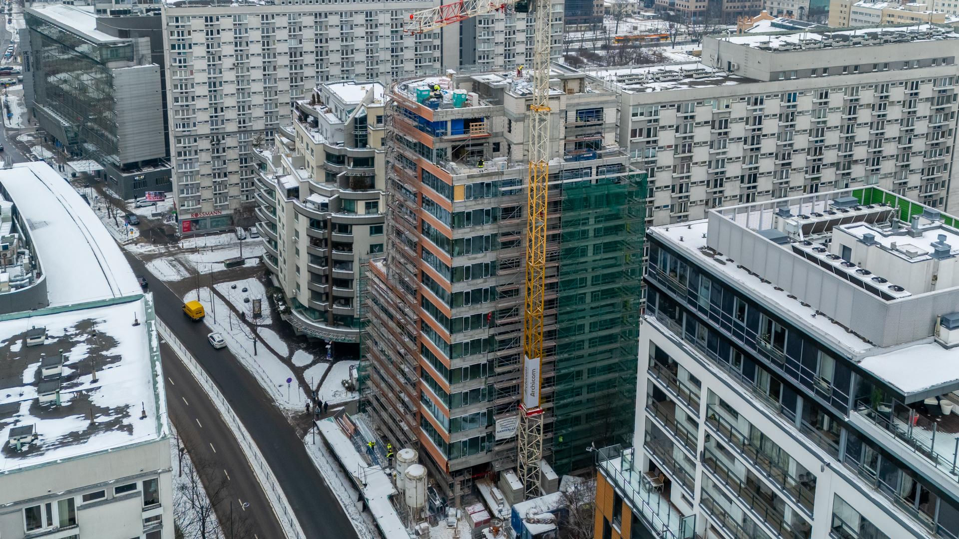 Apartamentowiec Flare przy Grzybowskiej 6A w Warszawie