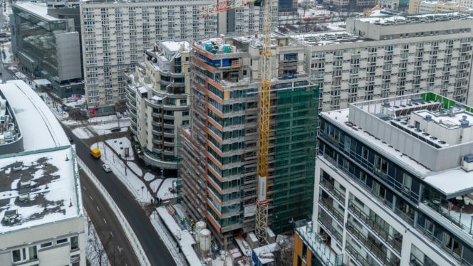 Apartamentowiec Flare przy Grzybowskiej 6A w Warszawie