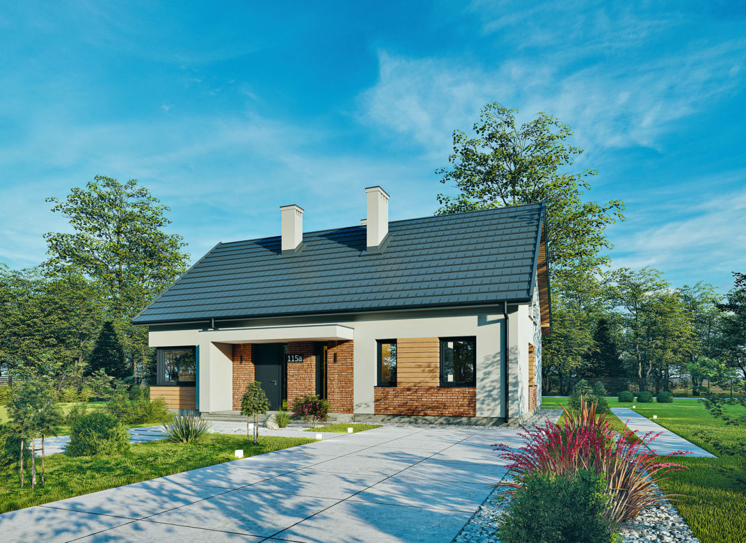 Dla rodziny A pa – Murator A115a/1 (architekt Ewa Dziewiątkowska) 