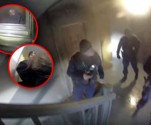 Policjanci wynieśli niepełnosprawnego mężczyznę z pożaru. Dramatyczna akcja w centrum miasta