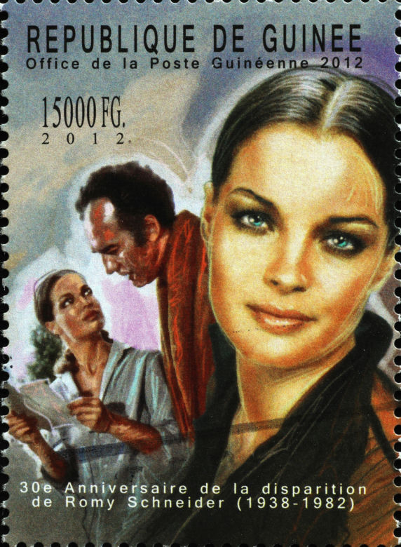 Znaczek z podobizną Romy Schneider