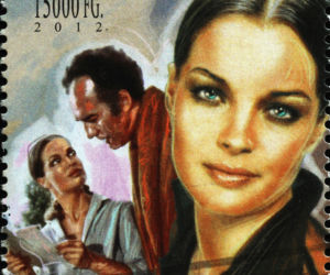 Znaczek z podobizną Romy Schneider