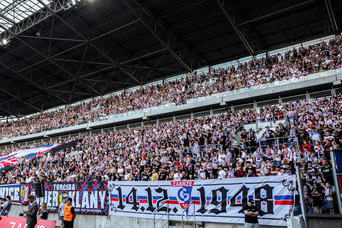 Górnik Zabrze - GKS Katowice: Zdjęcia kibiców i zawodników z meczu 6. kolejki PKO BP Ekstraklasy