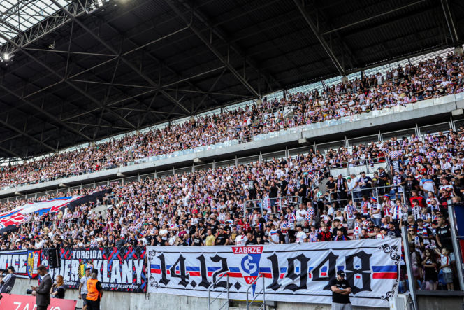 Górnik Zabrze - GKS Katowice: Zdjęcia kibiców i zawodników z meczu 6. kolejki PKO BP Ekstraklasy