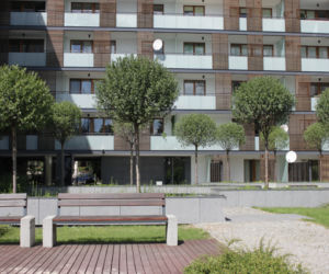 Projekt zieleni i małej architektury dla budynku Apartamenty Leszczyńska