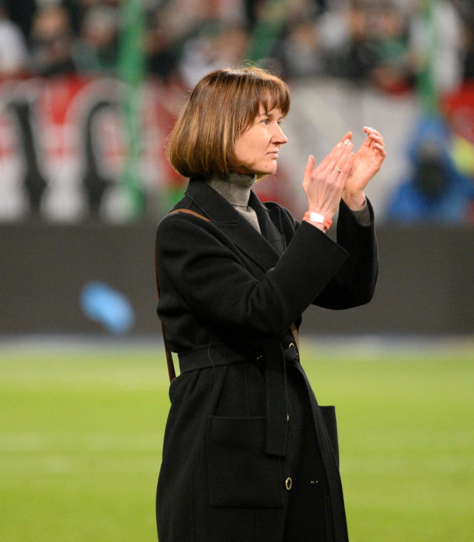 Legia - Zagłębie: Żona, brat i dzieci Jacka Magiery dziękują kibicom