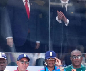 Donald Trump na stadionie podczas finału Mistrzostw Świata FIFA 2026