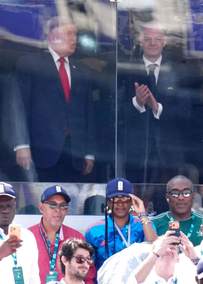 Donald Trump na stadionie podczas finału Mistrzostw Świata FIFA 2026