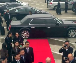 Hongqi L5 - limuzyna Andrzeja Dudy w Chinach