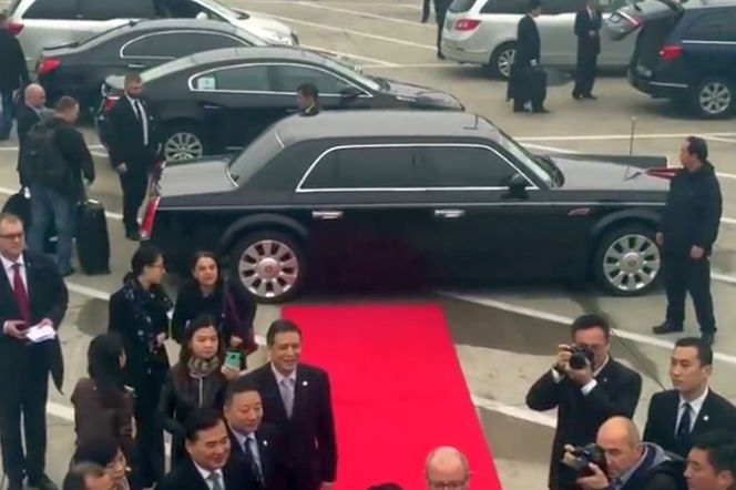 Hongqi L5 - limuzyna Andrzeja Dudy w Chinach