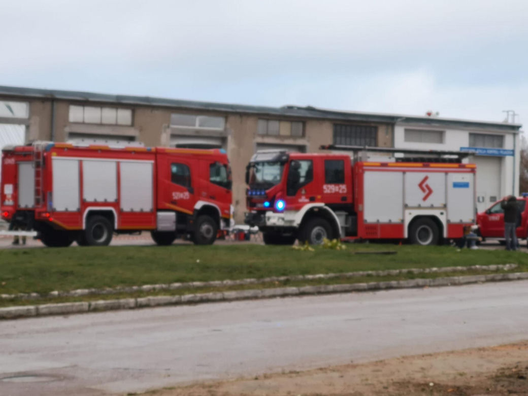 Zawalił się dach hali w Mławie
