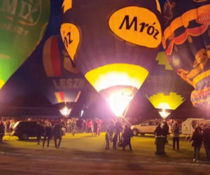 Leszczyńska Noc Balonowa na koniec wakacji
