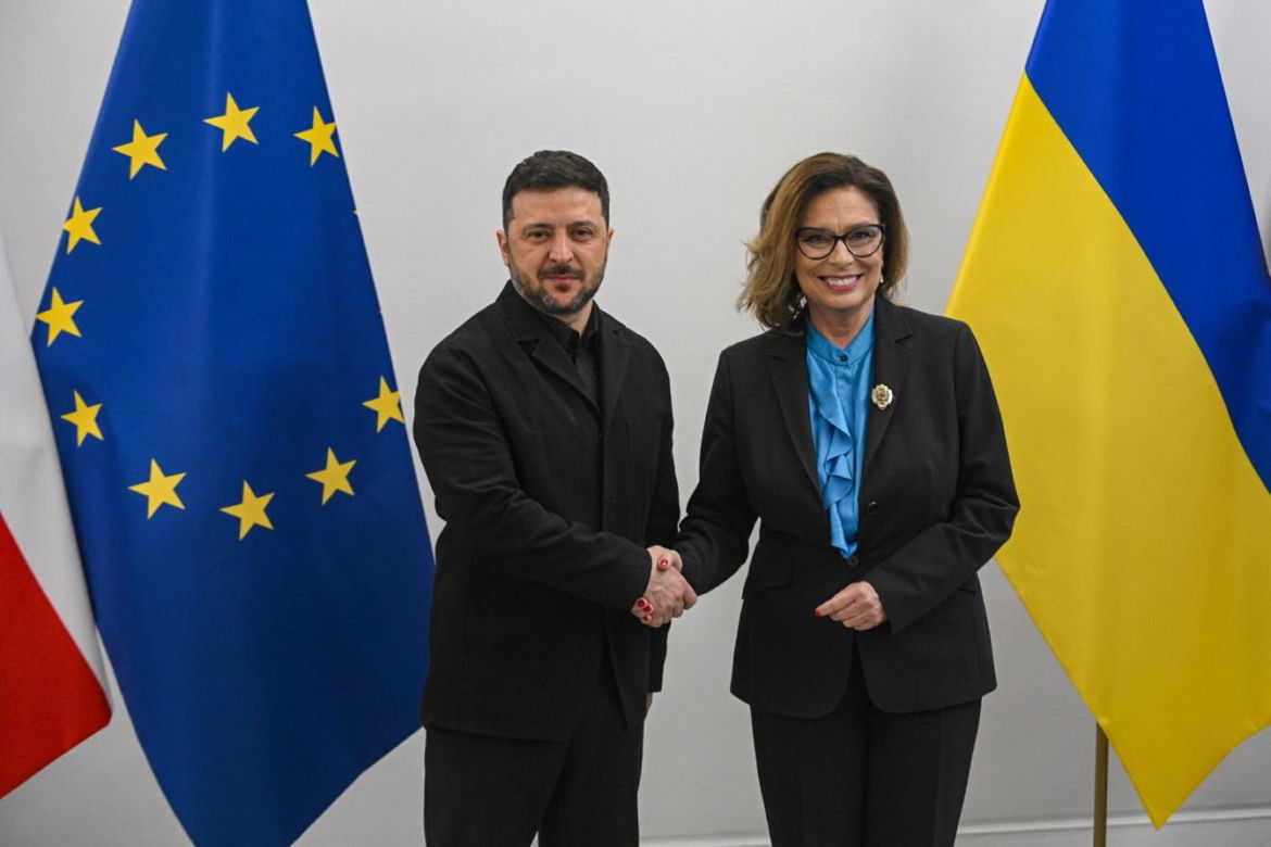 Wołodymyr Zełenski w polskim Sejmie
