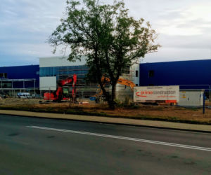 Budowa sklepu IKEA w Szczecinie - sierpień 2020