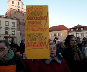 Pikieta poparcia dla nauczycieli
