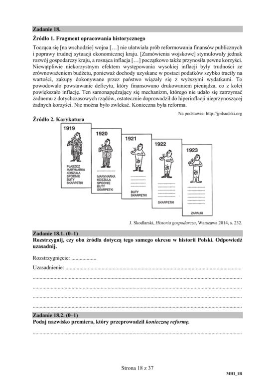 Matura 2019. Historia poziom rozszerzony. Arkusz CKE