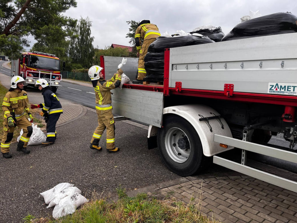 Działania straży pożarnej w Bielsku-Białej