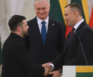 Prezydent RP Karol Nawrocki w Wilnie