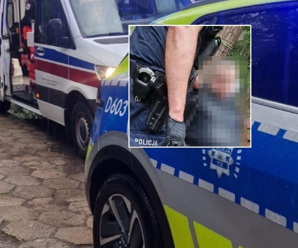 W ulewny deszcz siedział na ławce pod blokiem. 58-latek potrzebował natychmiastowej pomocy