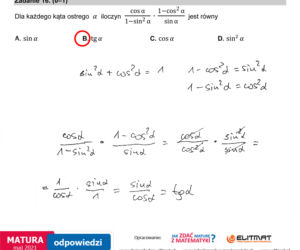 Matura 2021, matematyka poziom podstawowy. Odpowiedzi eksperta