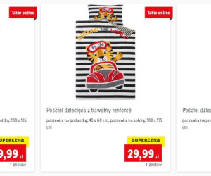 Pościel dziecięca 29,99 zł/1 komplet