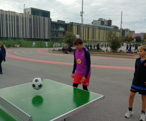 Piłkarze ze SP nr 9 w Barcelonie