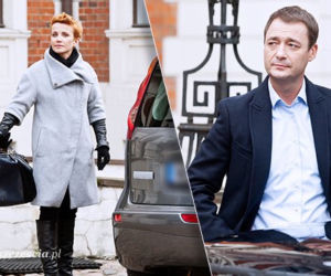 BARWY SZCZĘŚCIA. Marta (Katarzyna Zielińska), Artur Chowański (Jacek Rozenek)