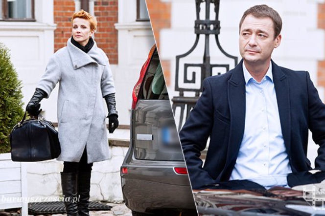 BARWY SZCZĘŚCIA. Marta (Katarzyna Zielińska), Artur Chowański (Jacek Rozenek)