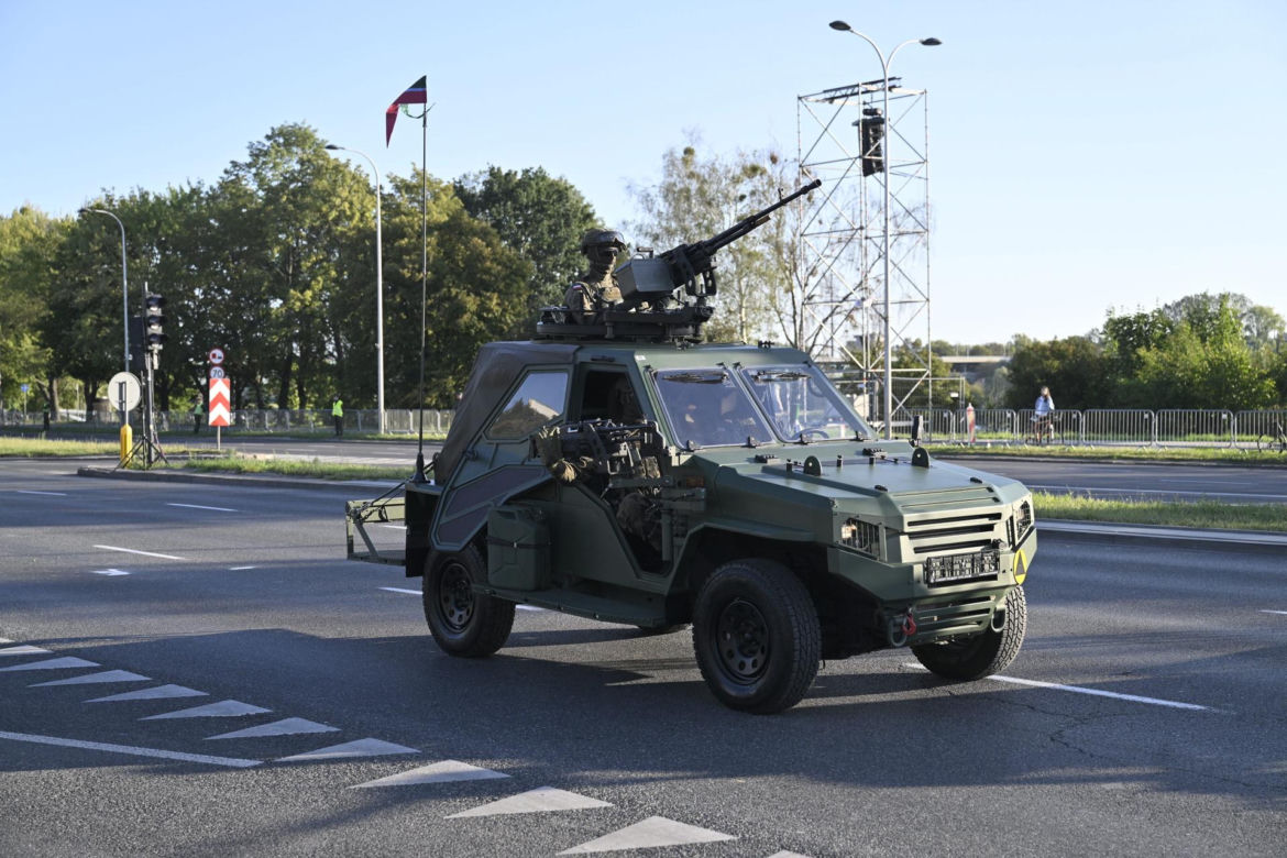 Próba generalna defilady wojskowej w Warszawie