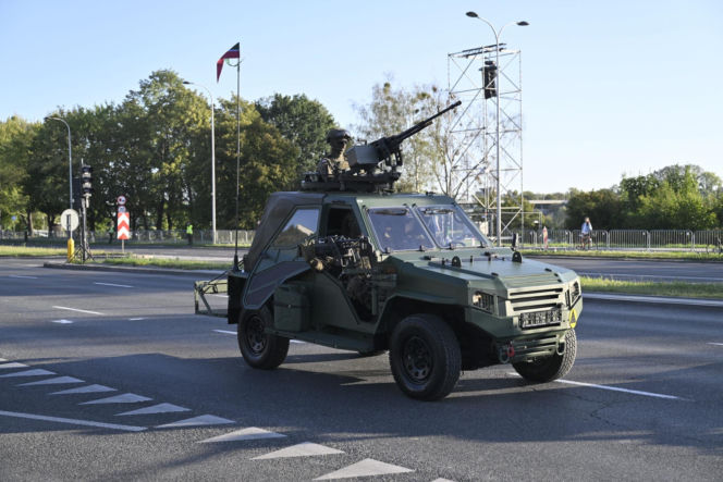 Próba generalna defilady wojskowej w Warszawie