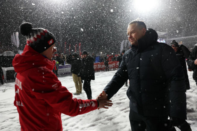 Karol Nawrocki na PŚ w Zakopanem