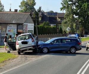 Wypadek w Ładzyniu na DK-5)