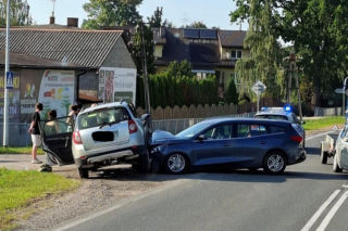 Wypadek w Ładzyniu na DK-5)