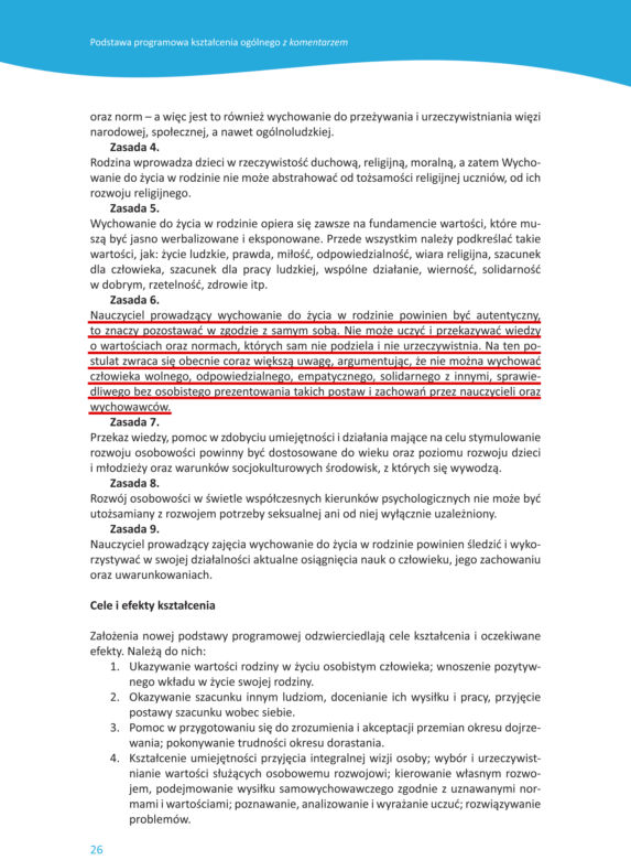 Wychowanie do życia w rodzinie