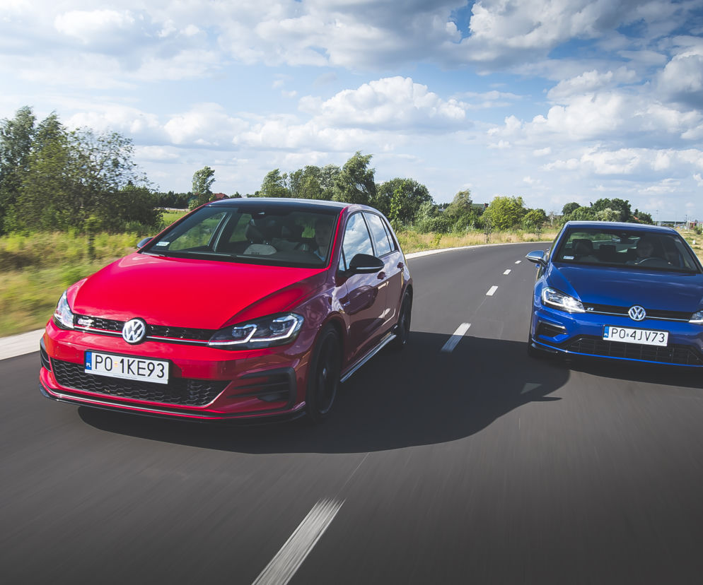 Volkswagen Golf GTI TCR 5D 2.0 TSI 290 KM DSG7 vs. Volkswagen Golf R 5D 2.0 TSI 300 KM DSG7 4Motion