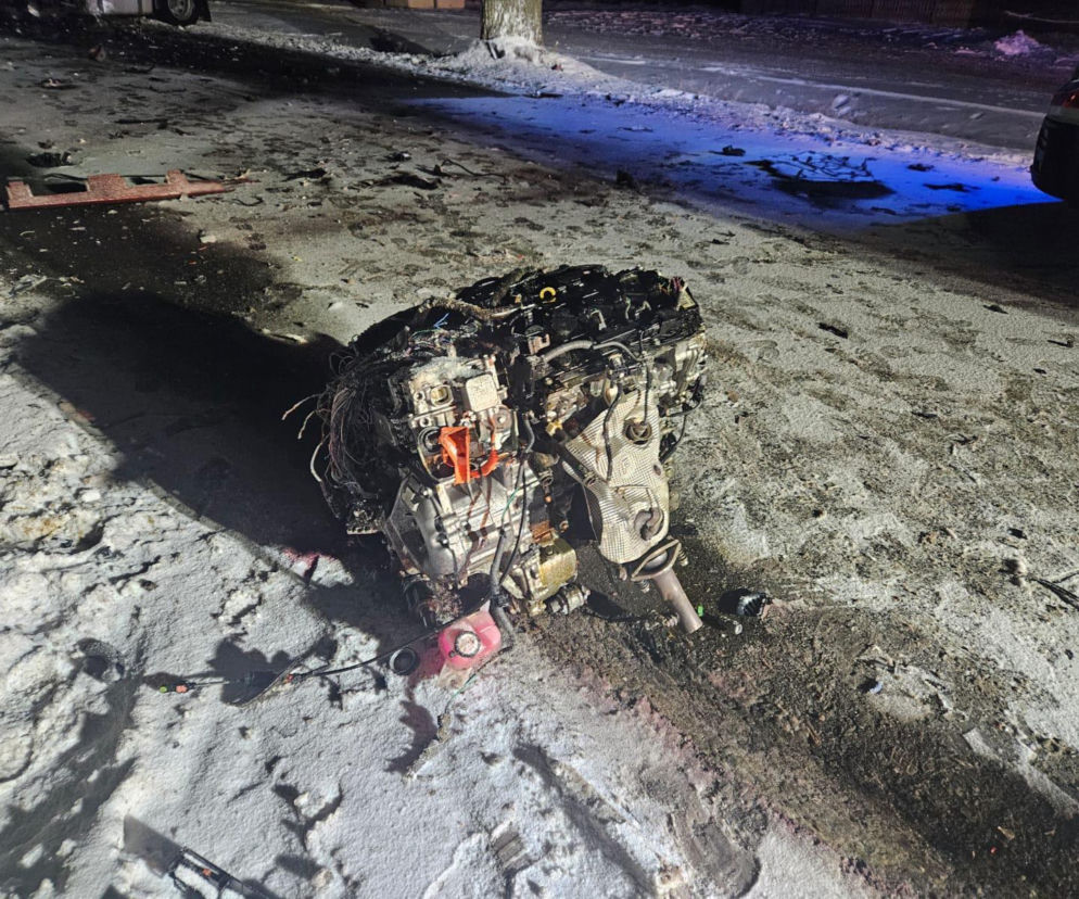 Dramatyczny wypadek na DK71 w Łodzi. Kierowca po reanimacji trafił do szpitala