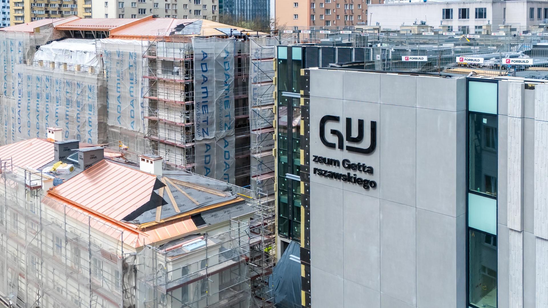 Budowa Muzeum Getta Warszawskiego - kwiecień 2026