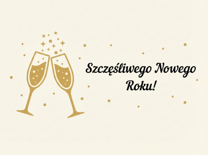 Sylwestrowe kartki 2025/26. Darmowe obrazki i animacje z życzeniami na Nowy Rok