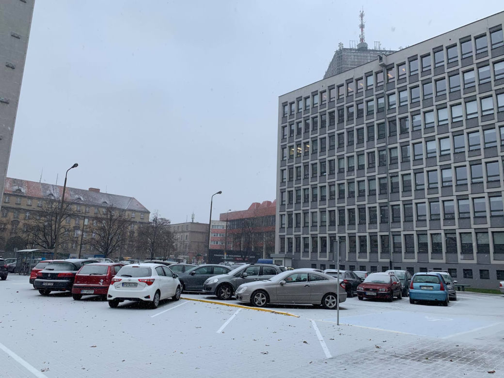Spadł pierwszy śnieg! Zobacz jak wyglądają ulice Poznania