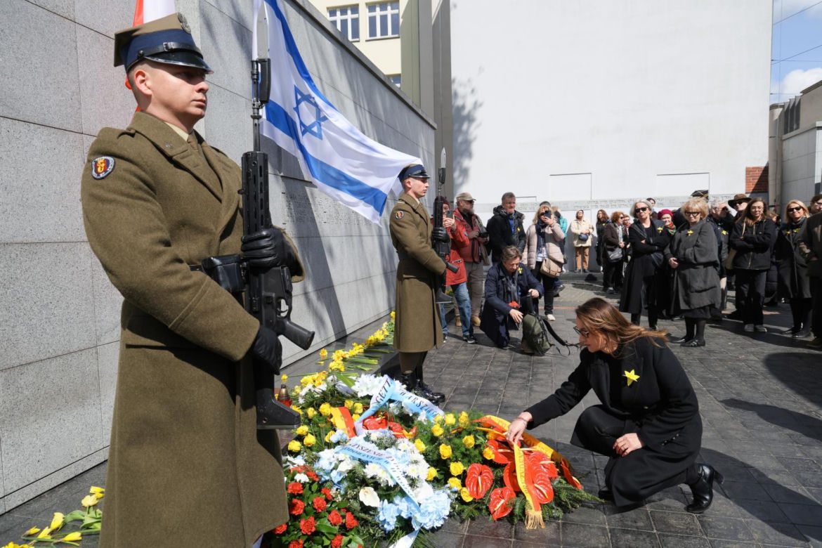 Oficjalne uroczystości z okazji 81. rocznicy wybuchu powstania w getcie warszawskim