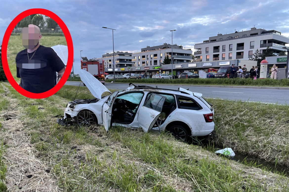 Auto kilka razy koziołkowało. Za kierownicą pijany ojciec. Pasażerką była jego maleńka córeczka