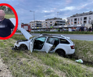Auto kilka razy koziołkowało. Za kierownicą pijany ojciec. Pasażerką była jego maleńka córeczka