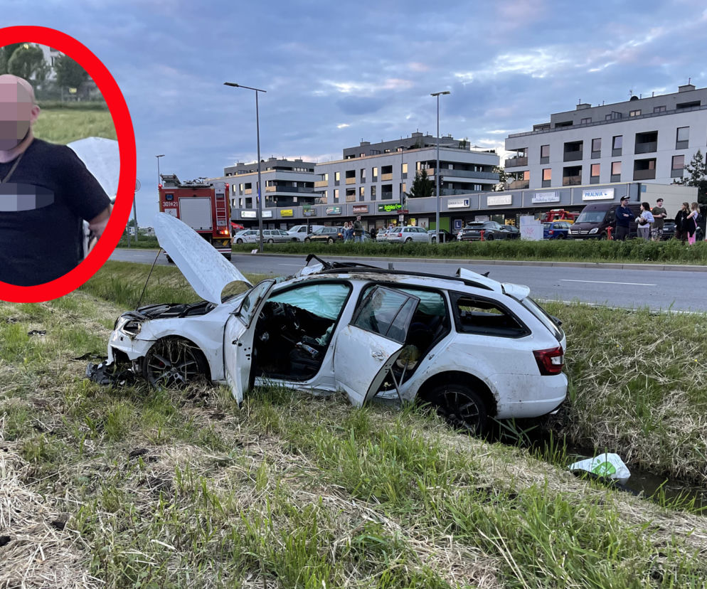 Auto kilka razy koziołkowało. Za kierownicą pijany ojciec. Pasażerką była jego maleńka córeczka